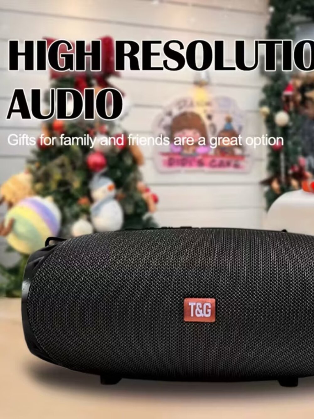 Blue Wireless Speaker with Dual Speakers - Picture 3 of 6